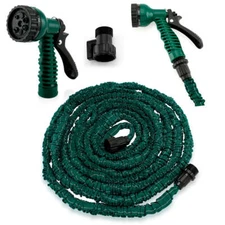 Expanding Expandable Flexible Garden Water Hose w Spray Nozzle 25, 50, 75, 100ft