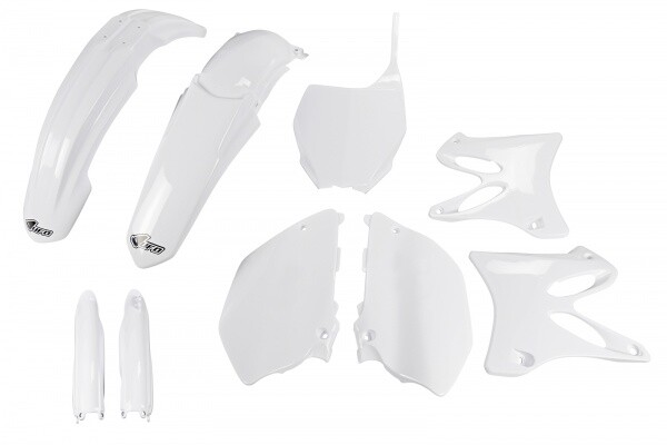 Kunststoff Verkleidung Kit Full Yamaha YZ 125 - 250 2006 - 2014 Weiß Nur USA Ufo-image