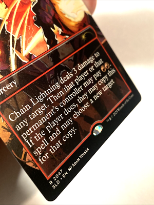 MTG Chain Lightning Secret Lair Everything is on Fire 2047 NM | eBay