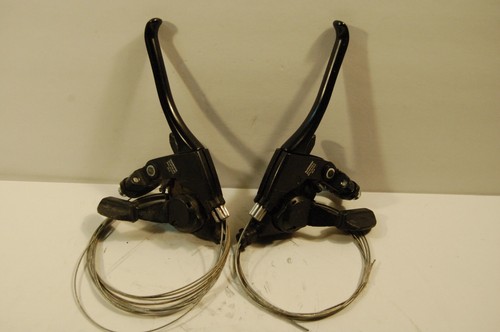 Shimano brake / shift lever set 3x8 ST-EF500-8R2A & ST-EF500-L2A - Picture 6 of 12