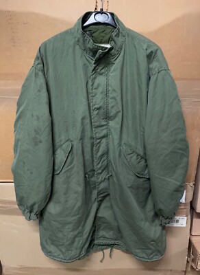 72年製 M-65 US Military Fishtail Parka Fishtail Parka US M65 Vintage Army Style Jacket Padded Hooded
