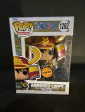 Funko POP! One Piece -  Armored Luffy SE #1262 CHASE w/ boss protector