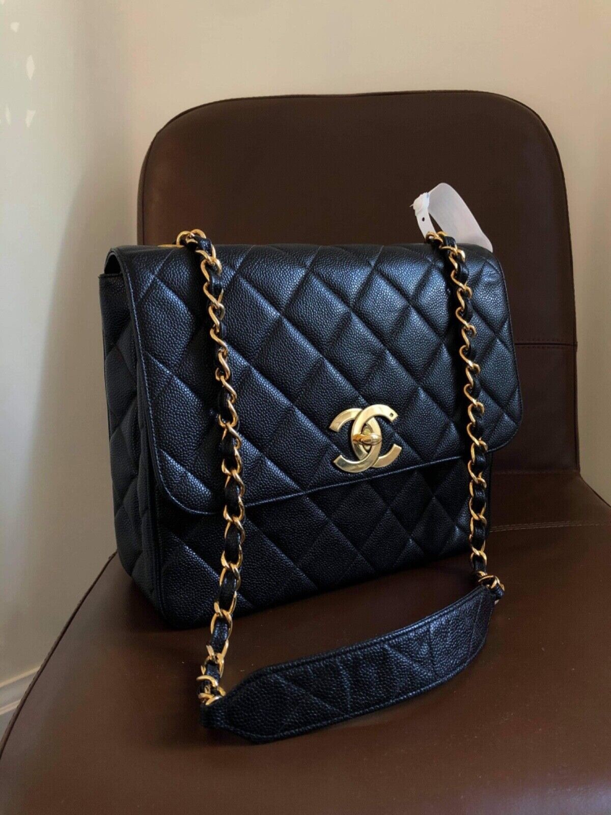 Vintage chanel timeless jumbo flap bag - Gem