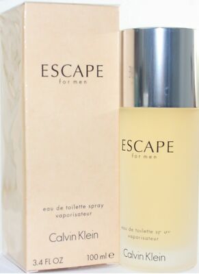 ESCAPE by Calvin Klein Edt 3.4oz/100ml Spray For Men New in Box