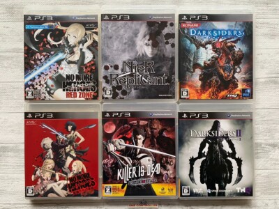 SONY PS3 No More Heroes & Nier Replicant & Killer Is Dead & Darksiders 1  2 set