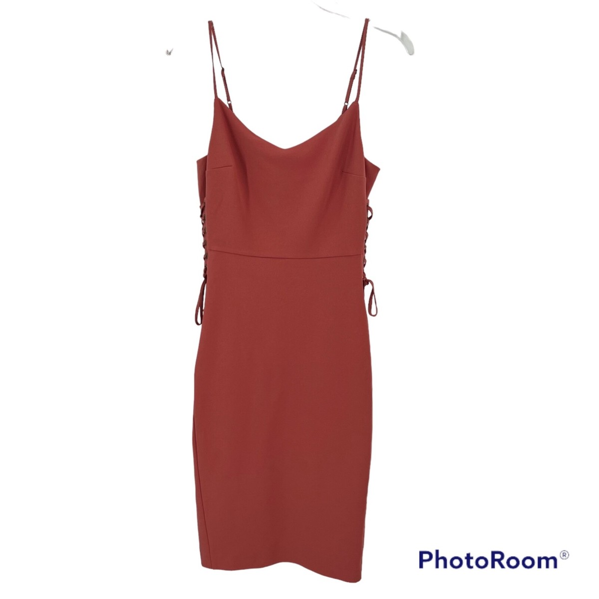 1.State Side Tie Lace Up Midi Dress Size 4 NWT