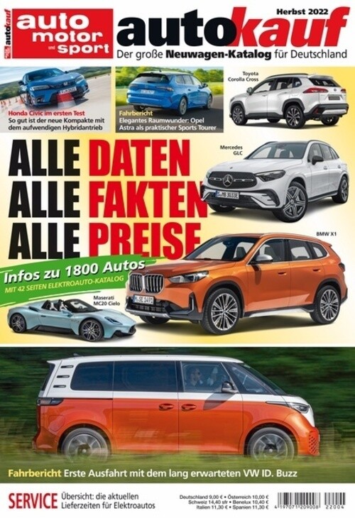 Thumbnail - Autokauf 04/2022 Herbst Der Große Neuwagen-katalog Für Deutschland