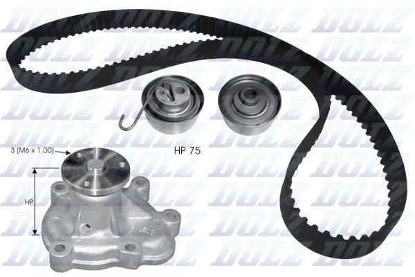 Kit distribution avec pompe à eau pour Chevrolet Cruze et Trax 1.7 D