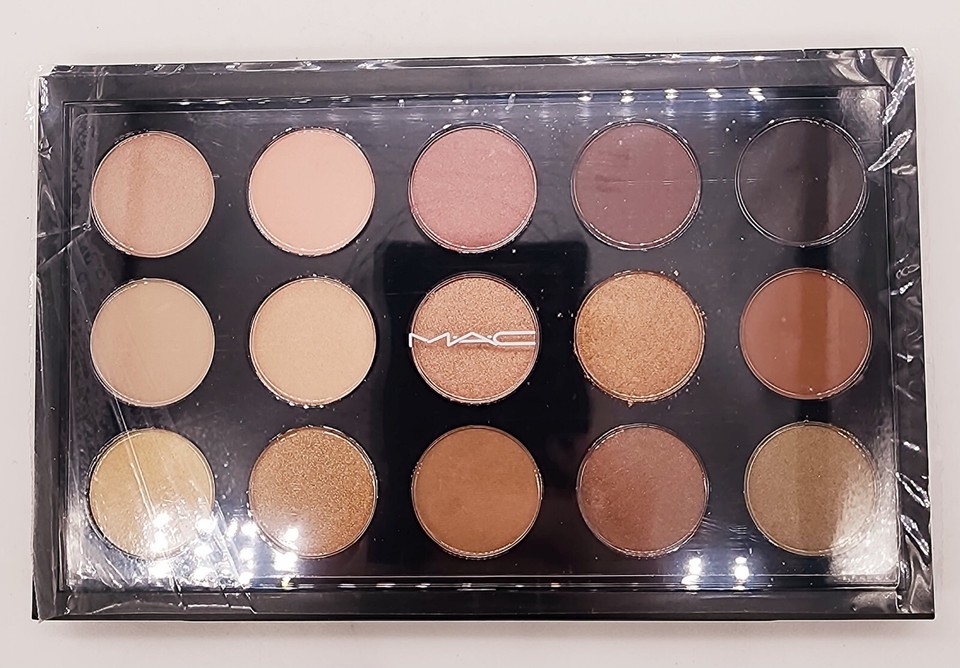 MAC Cosmetics Eye Shadow Palette Warm Neutral X 15 NEW eBay