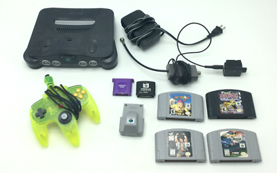 1996 NINTENDO 64 NUS-001 4 Games & Remote -AS-IS- | eBay