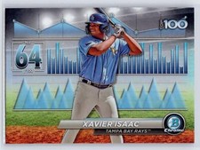 Xavier Isaac 2024 Bowman Bowman Scout's Top 100 #BTP-64 Tampa Bay Rays