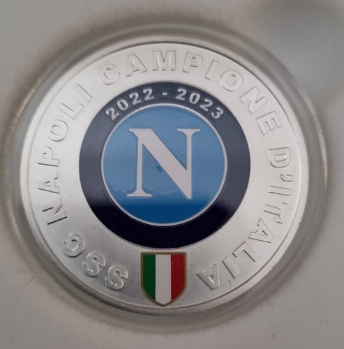 Medaglia Celebrativa in argento Napoli Campione d'Italia 2022/2023 - 3º Scudetto - Foto 5 di 7