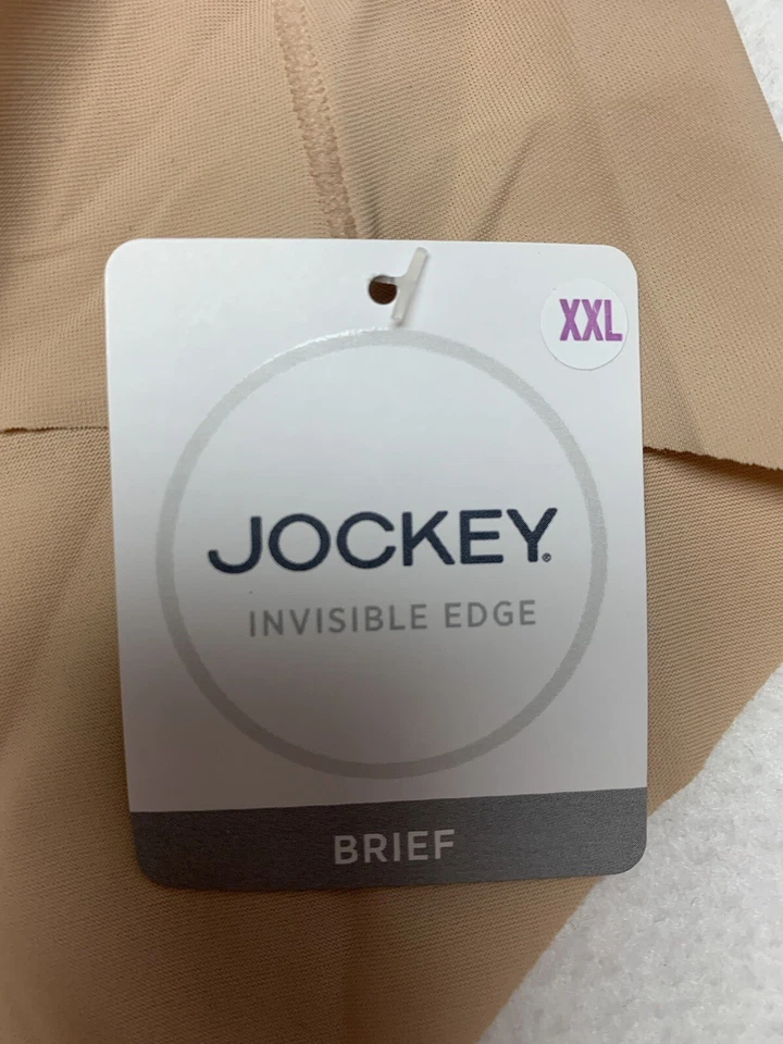Nuevo con etiquetas Calzoncillo Jockey Invisible Edge XXL/Beige-paquete de 3-minorista $12,50 un par Foto 4 de 4