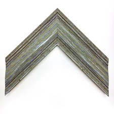 2 1/4" Readymade Wood Picture Frame Barnwood Blue-Green 