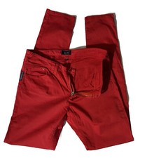pantalon forme JEAN FEMME ROUGE ARMANI JEANS T US 28 FR 38 MODELE J28 SKINNY