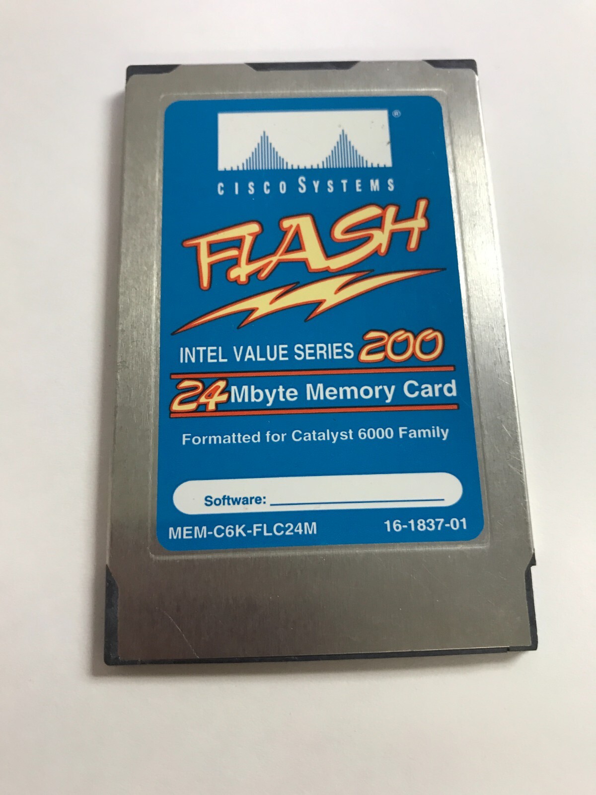 Cisco Flash Intel MEM-C6K-FLC24M Intel Value Series 200 Memory Card. 24 ...
