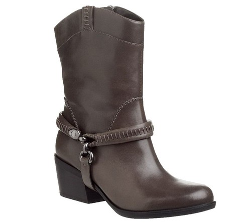 Bottes Western Justin L575 - Femme 7.5 - Cuir Marron - Lacets - USA
