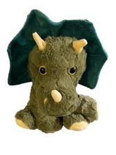 Plush Triceratops Soft Green 10 inch Stuffed Animal Toy