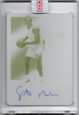 2017-18 Panini Contenders Printing Plate Yellow Rookie RC On Card Auto 1/1