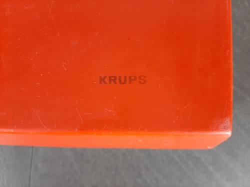 KRUPS Küchenwaage Wandwaage orange 70er Vintage 0-3kg Wand Montage - Bild 6 von 8