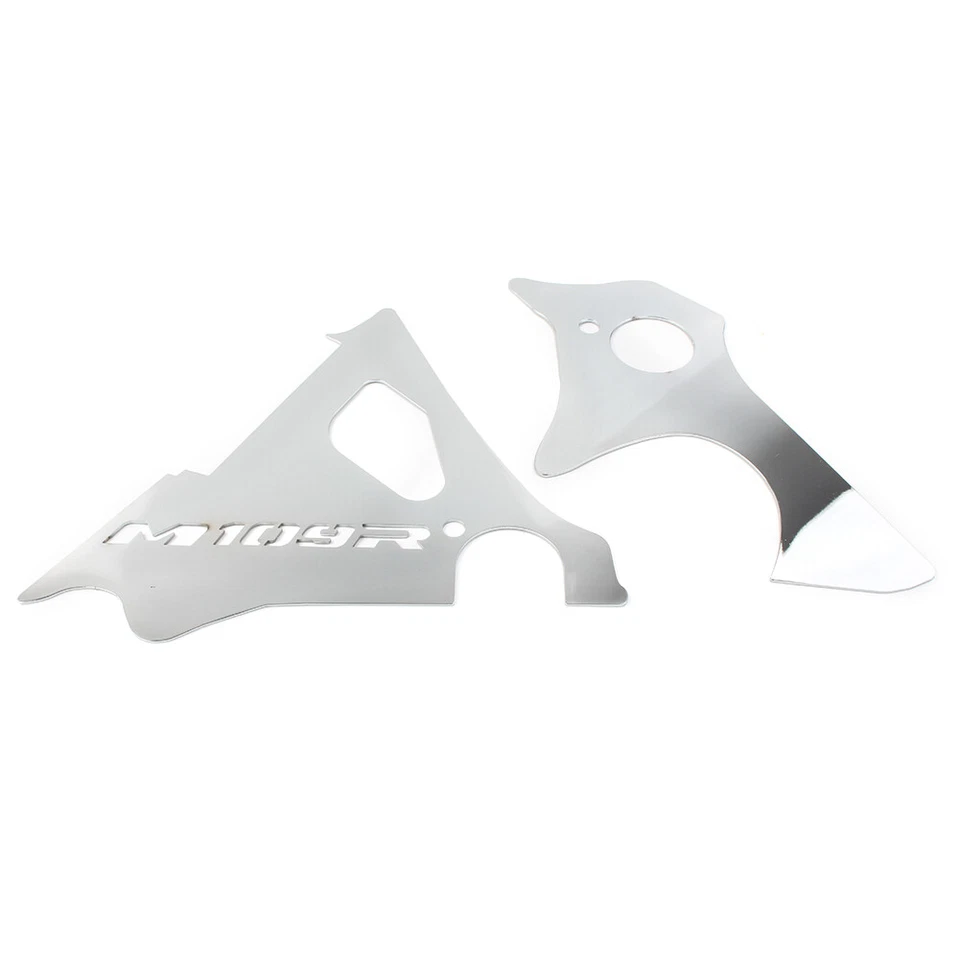 Para Suzuki BOULEVARD M109R M1800R Cromo Motor Cubierta Lateral Marco Rellenos Cerradura Foto 2 de 4