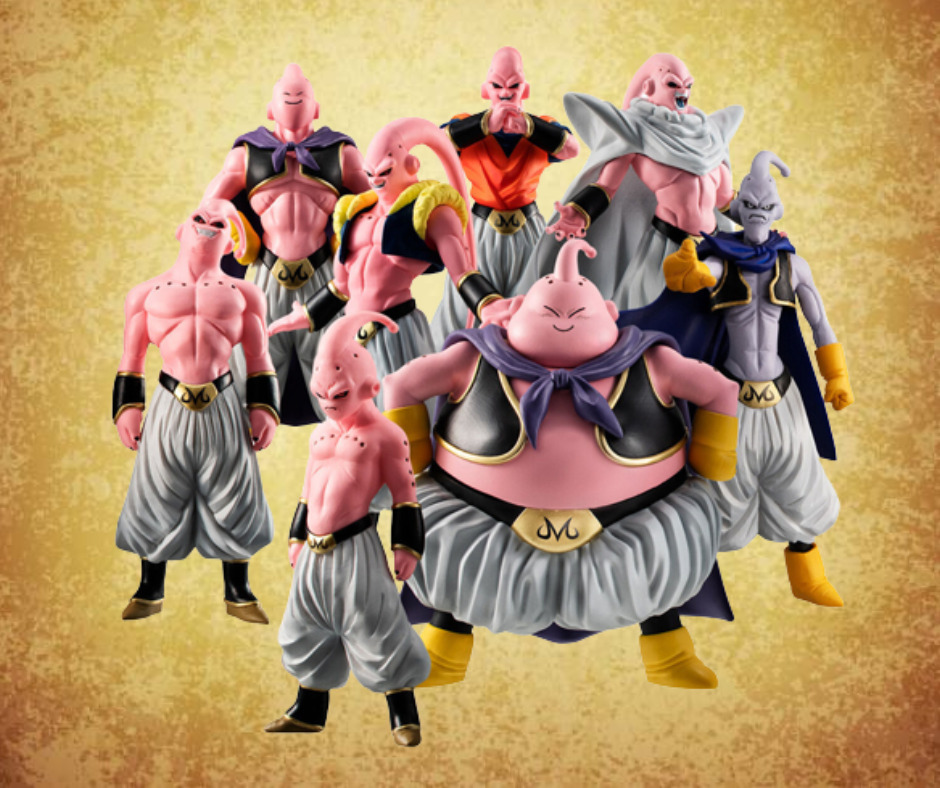 8pcs Set Anime Dragon Ball Z Super MAJIN BUU Boo Figure Statue Toy Gift  3~4in