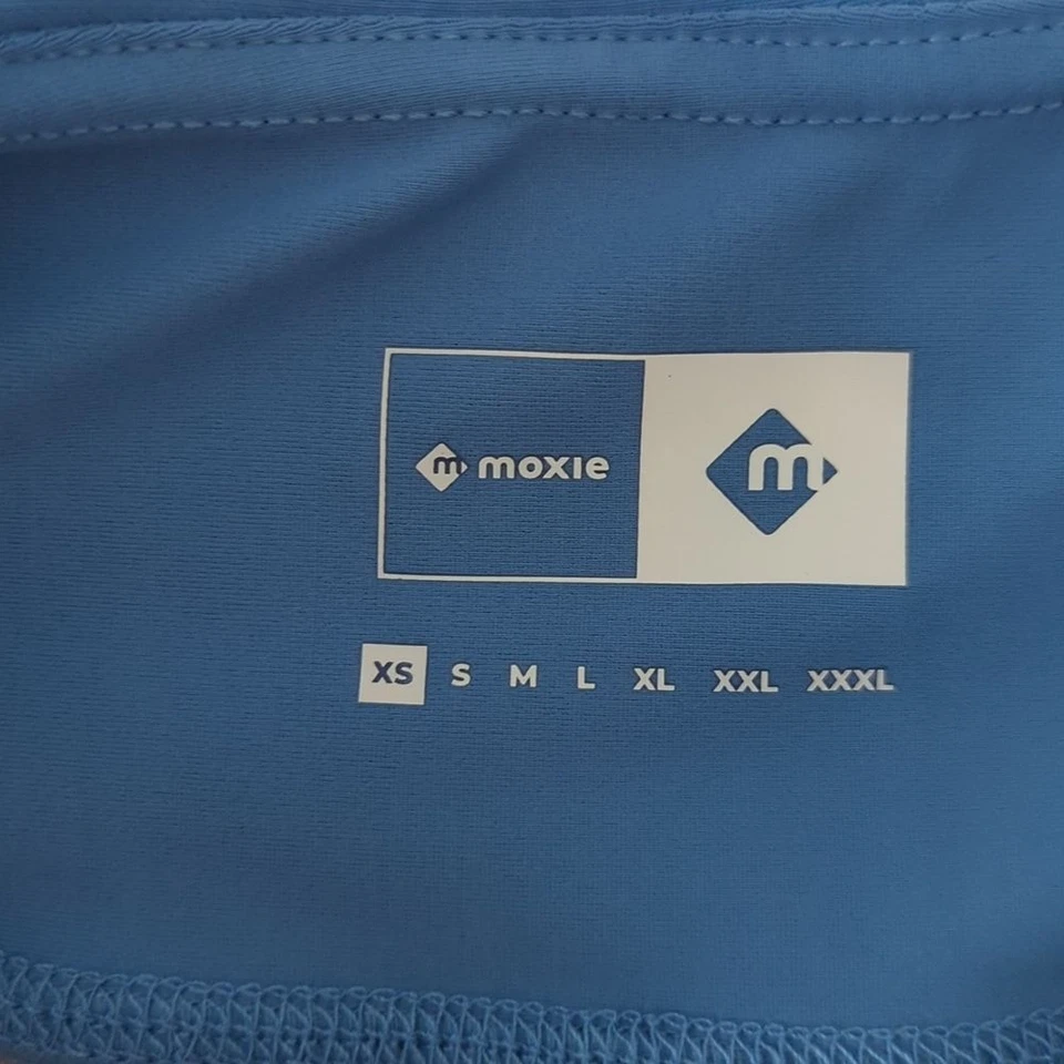 Pantalones Cortos Deportivos Moxie Azul Entrenamiento Atlético Gimnasio XS Foto 4 de 4