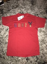 VTG Mickey  Co. Kids Embroidered Tshirt, Size M 10/12 , Red