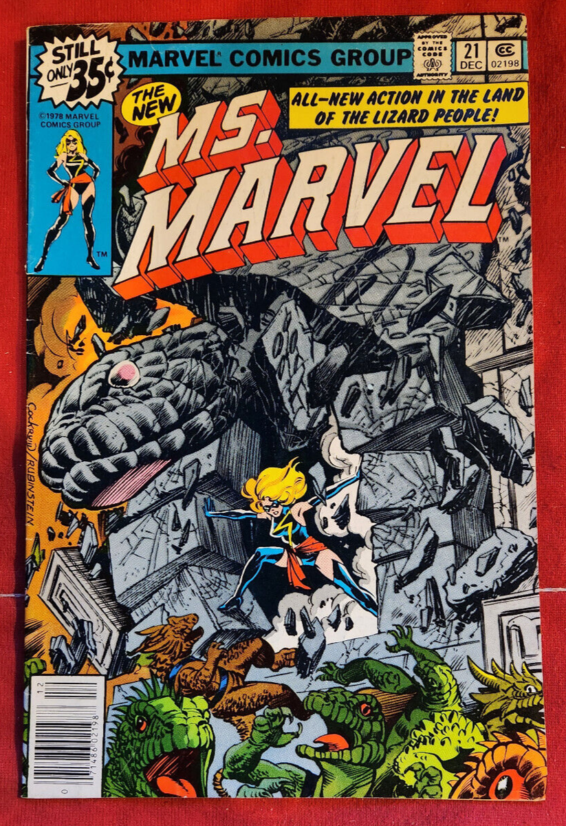 Marvel Comics Ms. Marvel #21 1978 | eBay