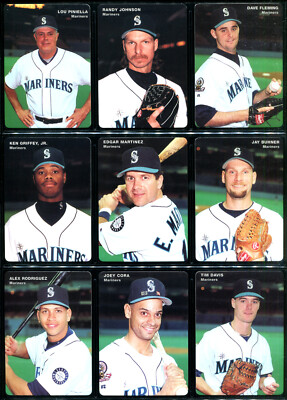 1995 Mothers Cookies SEATTLE MARINERS Team Set BUHNER GRIFFEY JOHNSON RODRIGUEZ