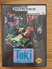 Sega Genesis (CIB) - Toki Going Ape Spit - Fully Complete Game Box Manual Insert