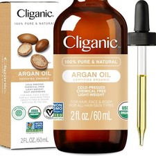 Organic Argan Oil, 100 Pure - For Hair, Face Skin Cold Pressed Car