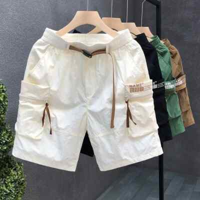 New Sun Protection and Cool Work Shorts for Men's Personalized Five-point Pants
