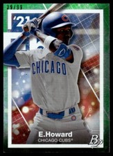 2021 Bowman Platinum Precious Elements Green Ed Howard 39/99 Chicago Cubs #PE-25