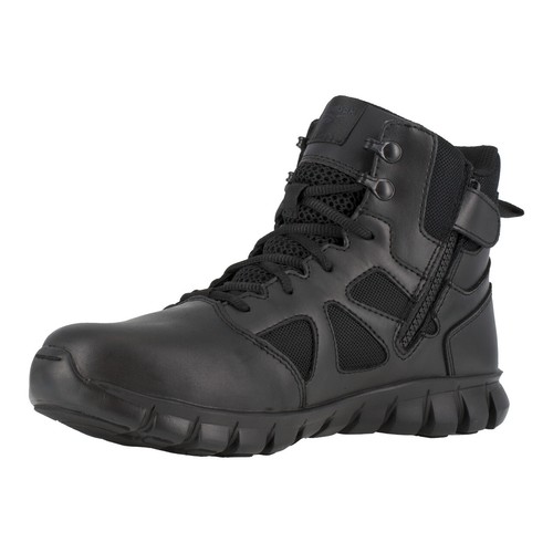 Reebok Sublite Cushion Tactical Herren 6" seitlicher Reißverschluss schwarz Stiefel RB8605 - NEU - Bild 4 von 5