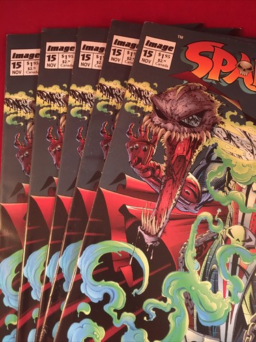 5 Copies Of SPAWN #15 Condition Varies TODD McFARLANE IMAGE 1993 All 1st Print! - Picture 4 of 8