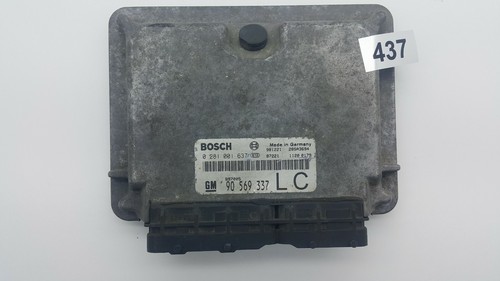 OPEL ECU Motorsteuergerät 90569337 0281001637