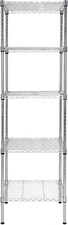 Heavy Duty 5 Tier Wire Shelving Unit, 18X18X59-Inches 5 Shelves Storage Rack, Me