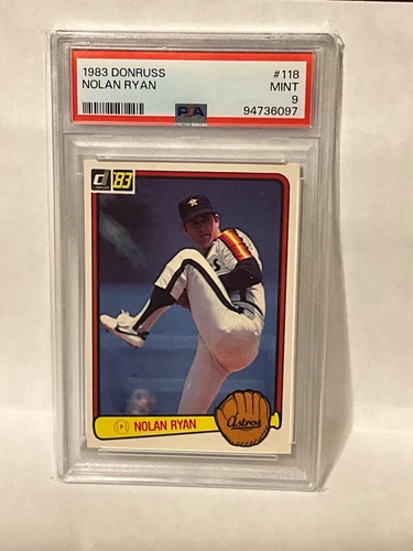 1983 Donruss #118 Nolan Ryan PSA 9