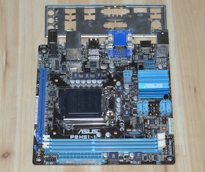 ASUS P8H61-I, LGA 1155, LGA1155 HDMI And VGA DVI DDR3 Intel Motherboard+I/O
