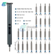 Mini Rechargeable Cordless Electric Screwdriver Drill Bits Set Power Tool USB