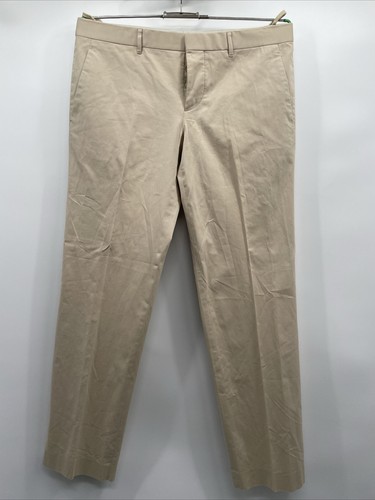 Helmut Lang, Helmut Lang Men's Cotton Vintage Beige Button Fly Dress Pants Size IT50 36x34