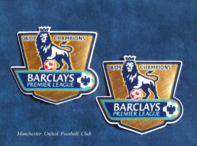 Sporting ID EPL 2008-2009 Champions Player Ausgabe Patches Manchester United FC 