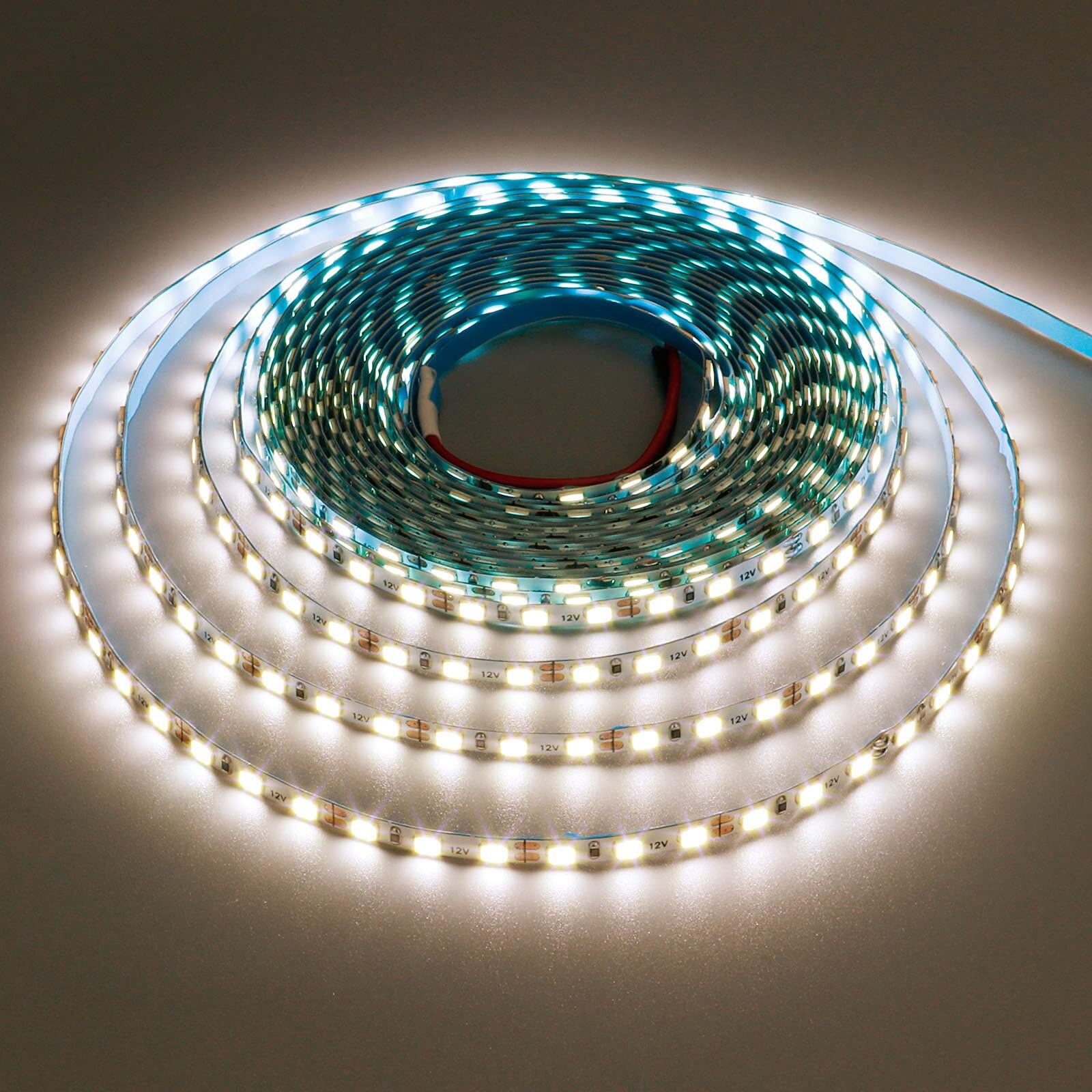 YUNBO LED Strip Light Natural White 4000-4500K Narrow 4mm Width 16.4ft/5M 600...