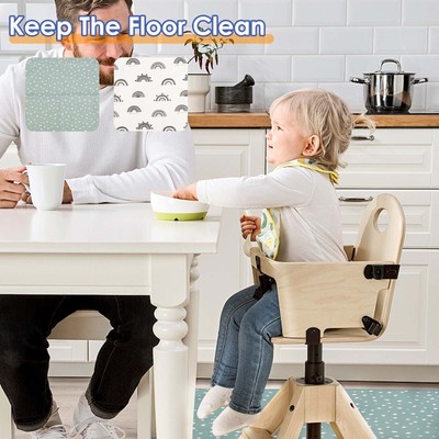 Baby Splat Mat Waterproof Splat Mat Washable Under Highchair Splat Mat guWpC