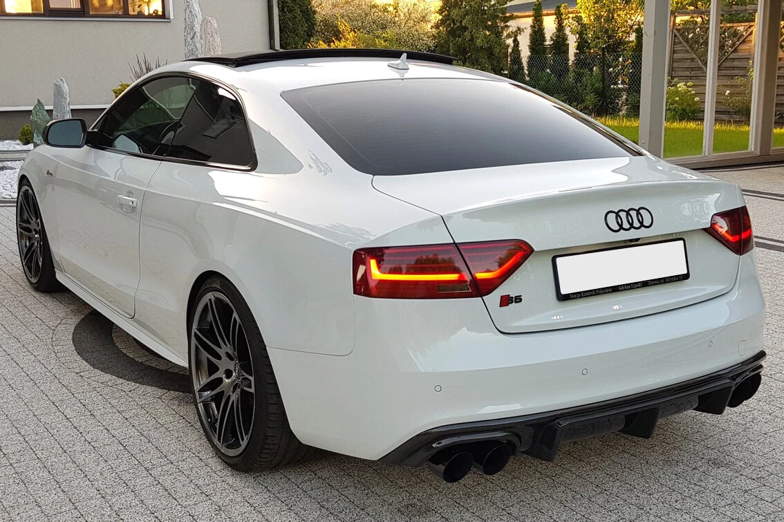 AUDI A5 8T S-LINE FACELIFT 2012-2016 REAR BUMPER SPOILER / DIFFUSER /  SPLITTER