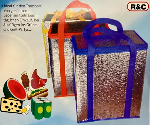 2 x 15L Kühltasche Isoliertasche Thermobox Kühlbox Picknicktasche Getränkekühler