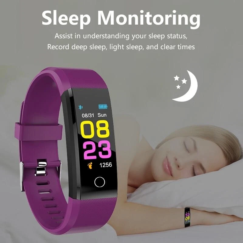 Smart Watch Band Sport Fitness Activity Tracker For Kids Fit Bit iOS Android - Image 3 of 4