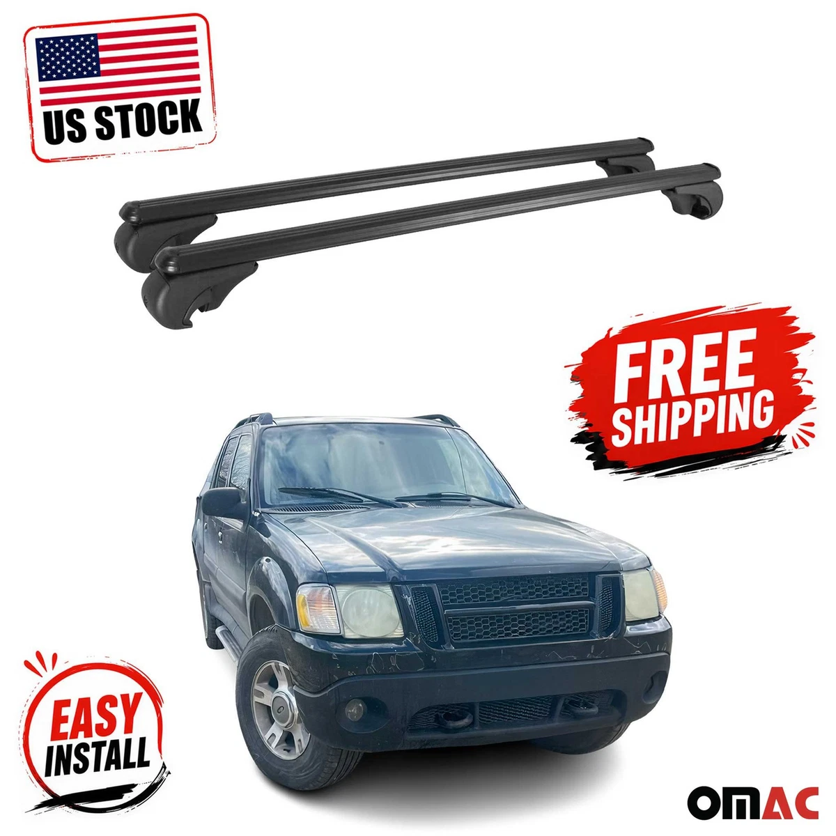 EXPLORER XLT SPORT TRAC 荷台 Roof Racks & Cross Bars for 2008 Ford Explorer Sport Trac for sale