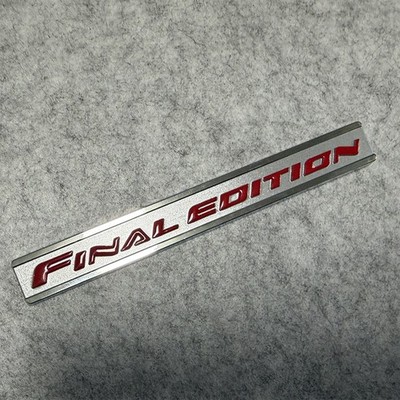 Mitsubishi Lancer Evolution 10 Trunk Final Edition Emblem Badge Nameplate Chrome